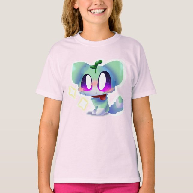 Camiseta Apricot Cat (Anverso)