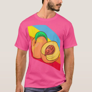 Camiseta Apricot Fruit Food Vegetarian