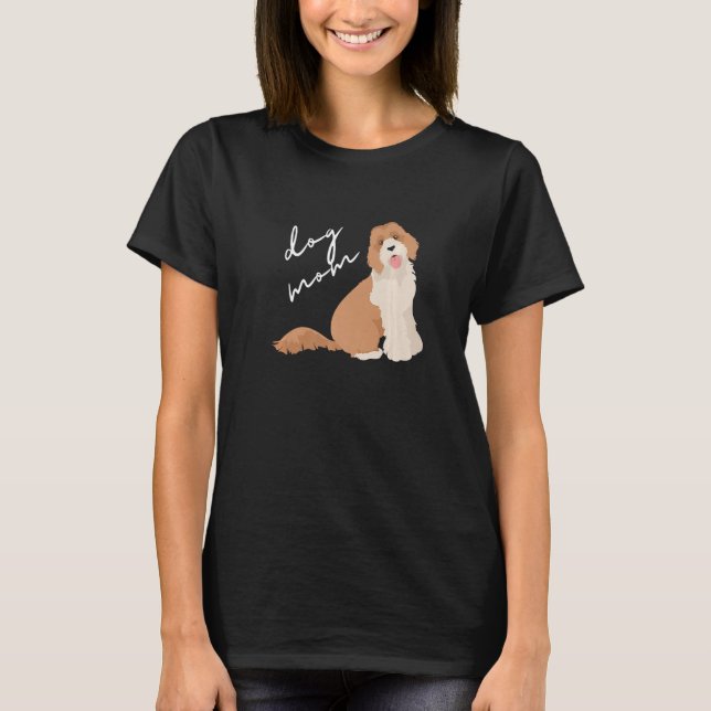 Camiseta Apricot Labradoodle Perro Madre Mujer (Anverso)
