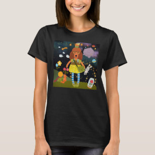 Camiseta Apricot Poodle Art Cute Princesa Regalos Whimsical