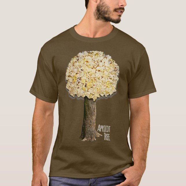 Camiseta Apricot Tree Funny Clever Popcorn Popping LDS (Anverso)