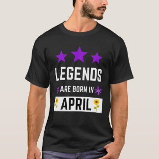 Camiseta April Birthday Quotes Essential