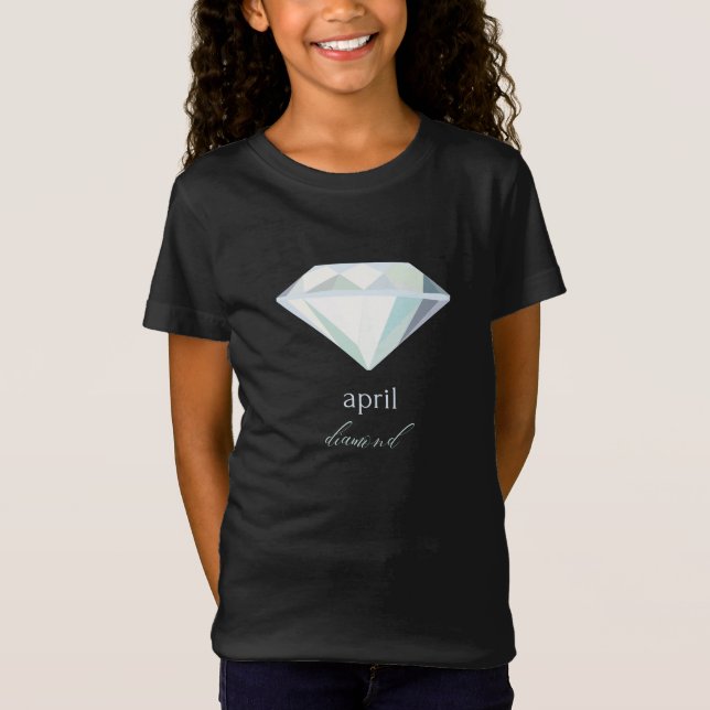 Camiseta April Birthstone Diamond (Anverso)