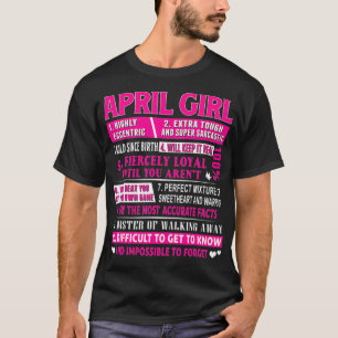 Camiseta April Chica Funny April Birday