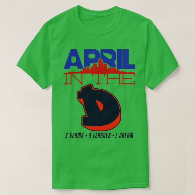 Camiseta April In The D Sports (Diseño del anverso)