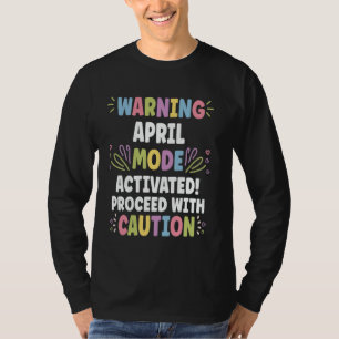 Camiseta APRIL Nombre personalizado Funny Cute Personalizad