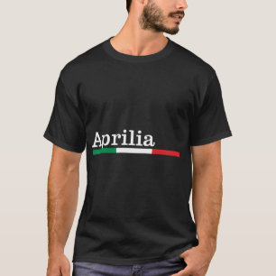 Camiseta Aprilia Cittã Italiana Bandiera Italia Maglietta