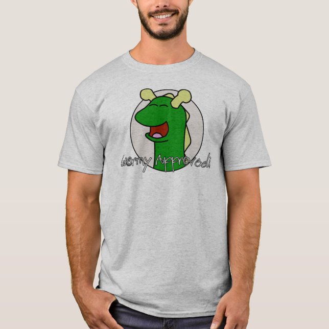 Camiseta ¡Aprobado agusanado! (Anverso)