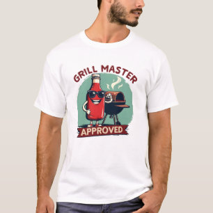 Camiseta Aprobar el maestro de la parrilla