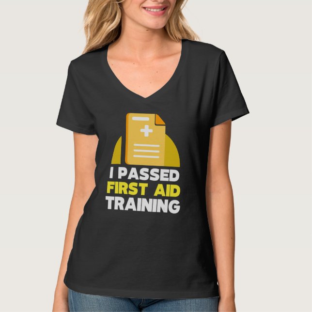 Camiseta Aprobé Curso de Atención de Emergencia de Formació (Anverso)