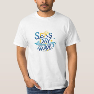 Camiseta Aprovecha el Día – Captura Cada Ola Asequible