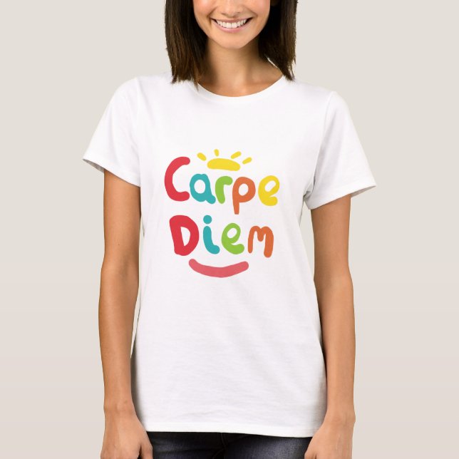 Camiseta Aprovecha el Momento (Anverso)