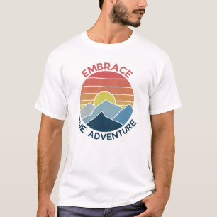 Camiseta Aprovechar el tiempo de aventura de montaña