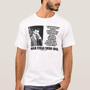 Camiseta Aprovechar la cita de Energy Tesla de un sol de ca