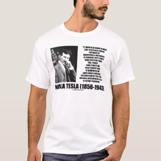 Camiseta Aprovechar la cita de Energy Tesla de un sol de ca
