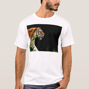 Camiseta Aproximación de tigres - Arte de animales salvajes