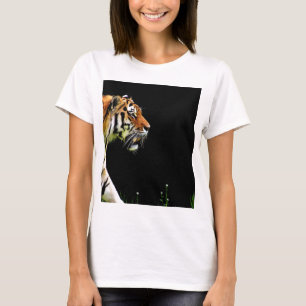 Camiseta Aproximación de tigres - Arte de animales salvajes