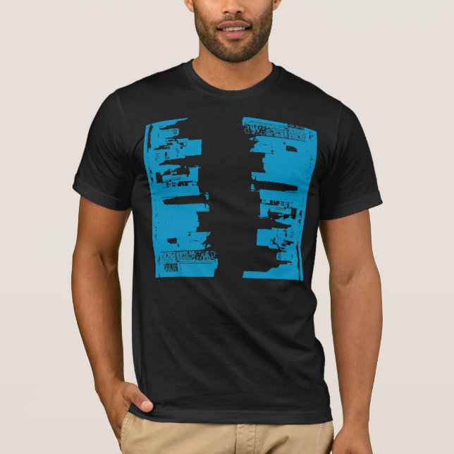 Camiseta Aproximadamente la abstracción del centro de Upsid (Anverso)