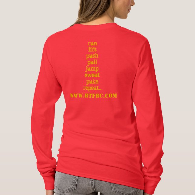 CAMISETA APTITUD BOOT CAMP DE LA FORMACIÓN BÁSICA (Reverso)