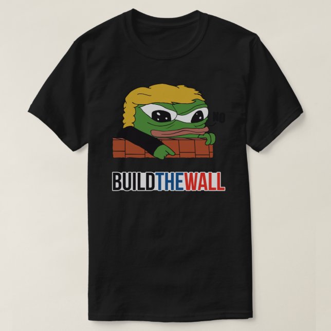 Camiseta Apu Apustaja Trump construye la pared El ayudante  (Diseño del anverso)