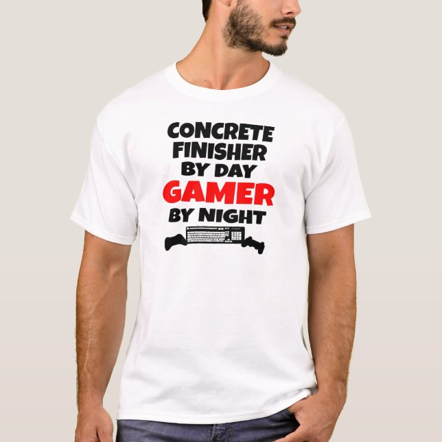 Camiseta Apuesta de acabado de concreto (Anverso)
