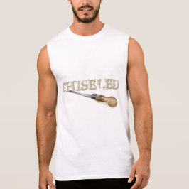 Camiseta apuesta para hombre cincelada de los