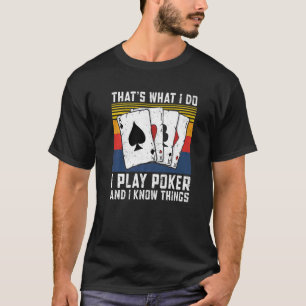 Camiseta Apuestas con tarjeta que es lo que hago para jugar