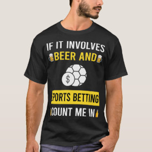 Camiseta Apuestas De Cerveza Y Deportes