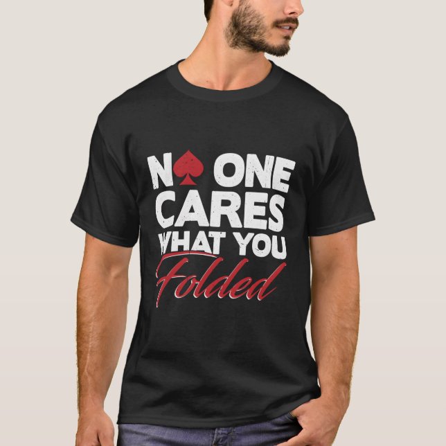 Camiseta Apuestas de póquer en Texas (Anverso)