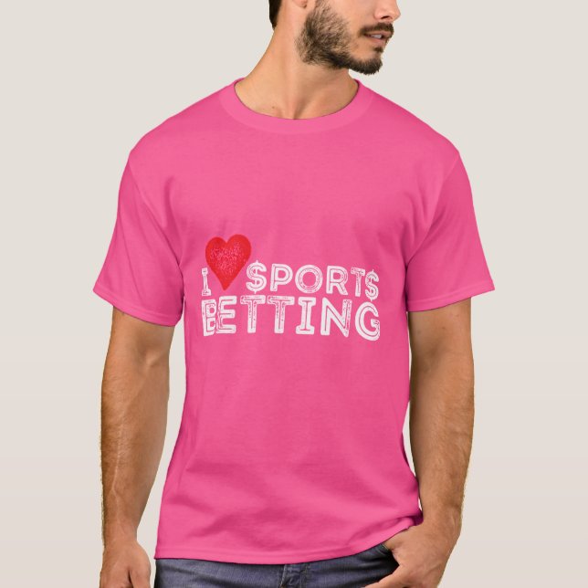 Camiseta Apuestas deportivas de corazón (Anverso)