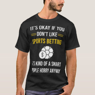 Camiseta Apuestas deportivas para personas inteligentes