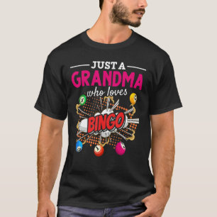 Camiseta Apuestas Nana Lotería Abuela Jugadora de Bingo Abu
