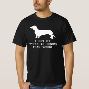 Camiseta Apuesto a que mi leñador es más largo que el perro