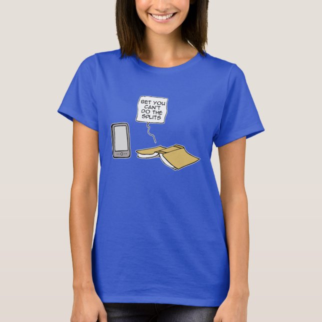 Camiseta Apuesto a que no puedes hacer las divisiones (Anverso)