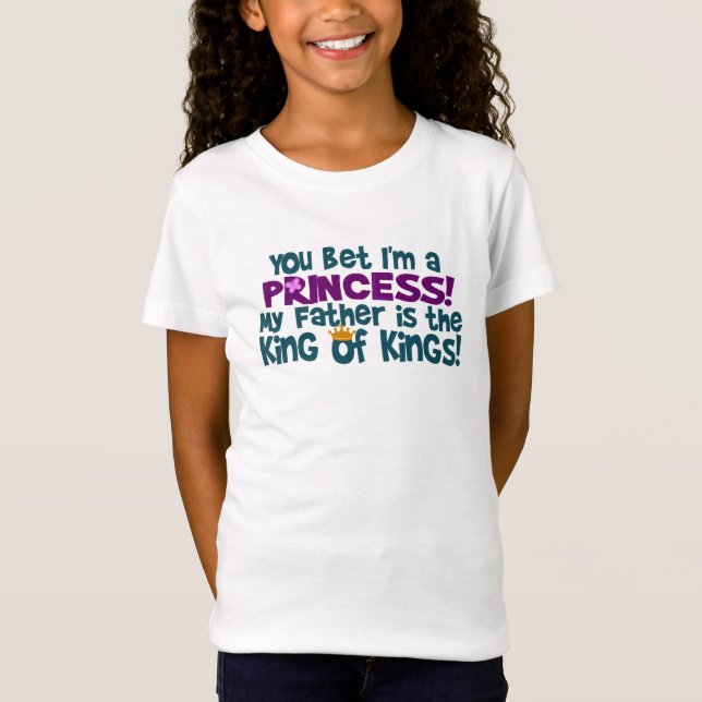 Camiseta Apuesto a que soy una princesa (Anverso)