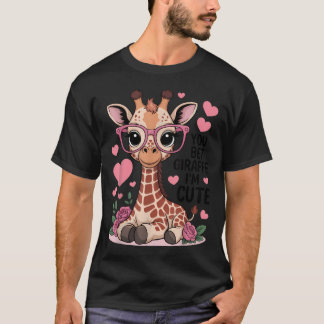 Camiseta Apuesto Jirafa Soy Bonito Amantes de Animales Dive