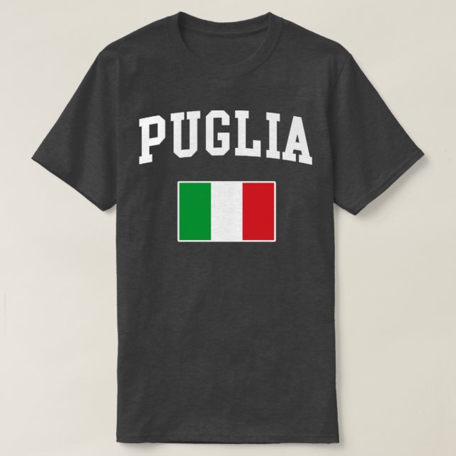 Camiseta Apulia Italia Bandera Italia Regalo familiar itali (Diseño del anverso)