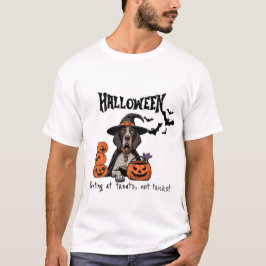 Camiseta ¡Apuntando a las golosinas, no a los trucos!