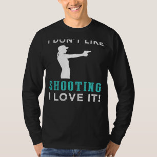 Camiseta Apuntar a Chuckles: No me gusta disparar, me encan