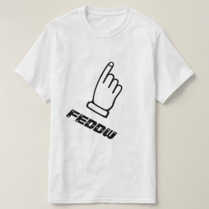 Camiseta Apuntar con el dedo con el texto