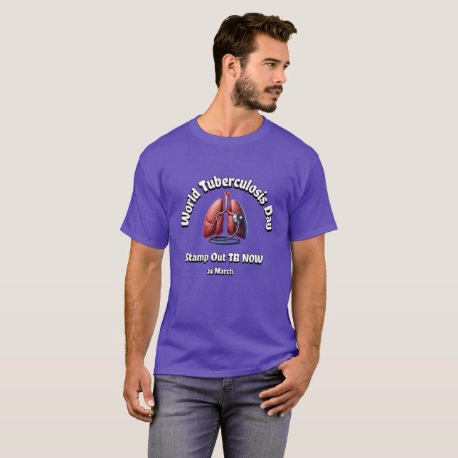 Camiseta Apunte Nuestra TBC Ahora. Día mundial de la tuberc (Anverso completo)