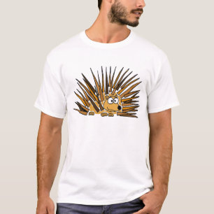 Camiseta AQ- dibujo animado del arte del puerco espín