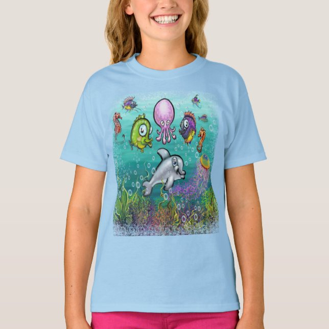 Camiseta Aqua Babies T-Shirt (Anverso)