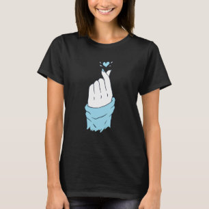 Camiseta Aqua Heart Hands Los hombres aman la gráfica
