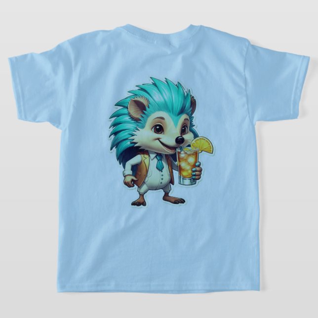 Camiseta Aqua Hedgehog (Distribución Reverso )