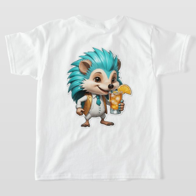 Camiseta Aqua Hedgehog (Distribución Reverso )