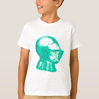 Camiseta Aqua Knight Armor Caballeros Medievales de Cascos