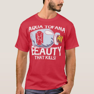 Camiseta Aqua Tofana Conspiración Teórica Botella de veneno