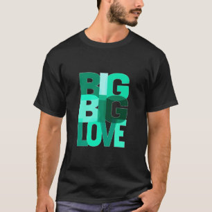 Camiseta Aqua Verde Claro Big-Big-Love Aqua Verde Claro Grá
