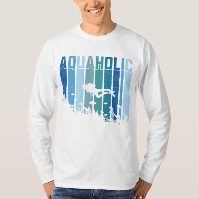 Camiseta Aquaholic Scuba Diving T-Shirt (Anverso)